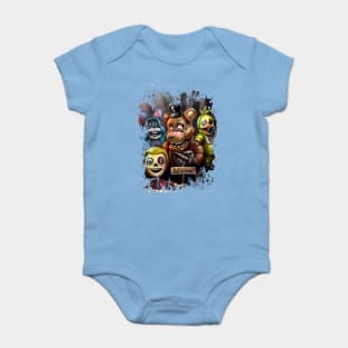 five nights at freddies Baby Bodysuit